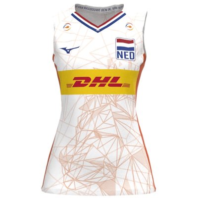 Camisa Mizuno Nevobo Volleyball Match White Shirt Mujer - Blancos - Chile M703JPKGEO